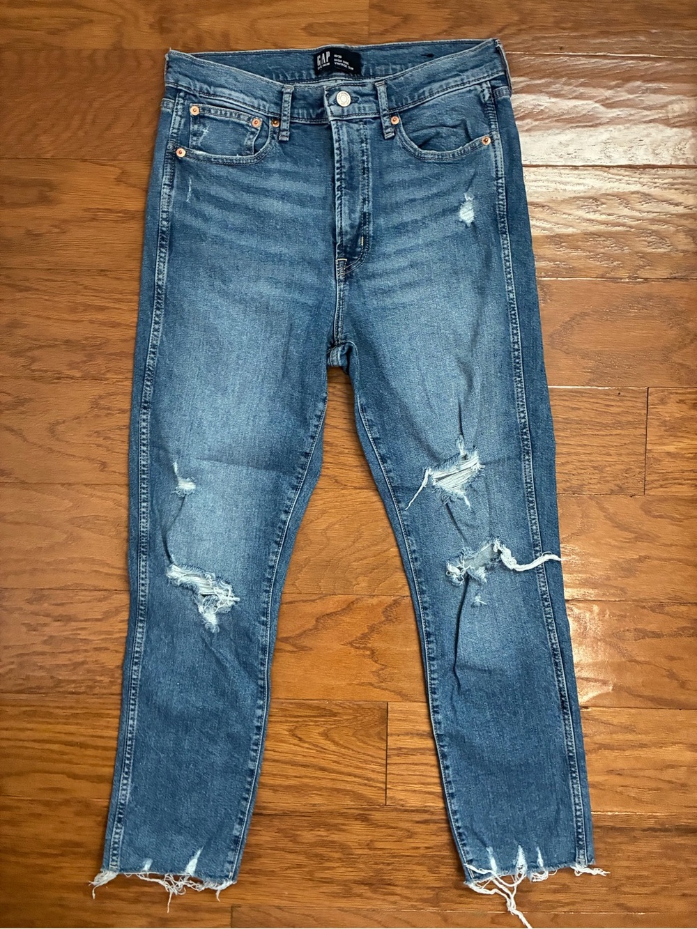 GAP Light Blue Denim High-Rise Vintage Slim Jeans